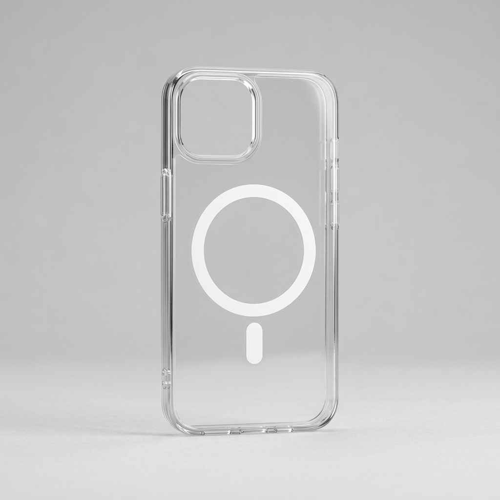 Clear Magnetic Case for iPhone 15